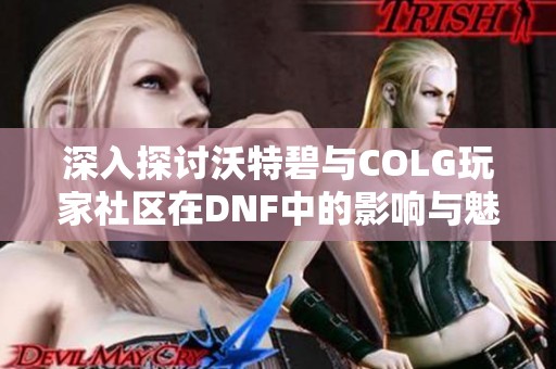 深入探讨沃特碧与COLG玩家社区在DNF中的影响与魅力