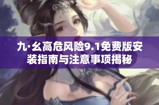 九·幺高危风险9.1免费版安装指南与注意事项揭秘