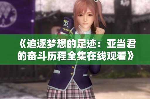 《追逐梦想的足迹：亚当君的奋斗历程全集在线观看》
