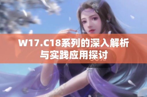 W17.C18系列的深入解析与实践应用探讨
