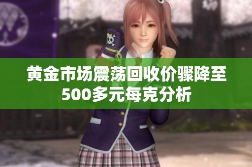黄金市场震荡回收价骤降至500多元每克分析