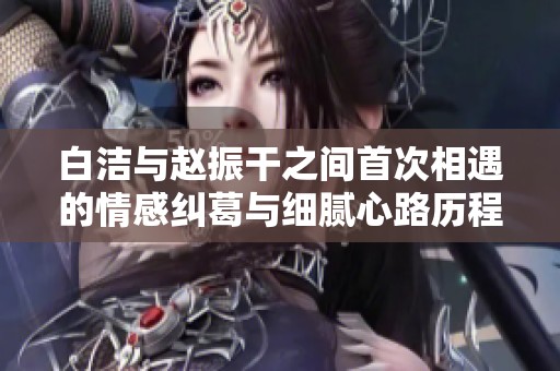 白洁与赵振干之间首次相遇的情感纠葛与细腻心路历程
