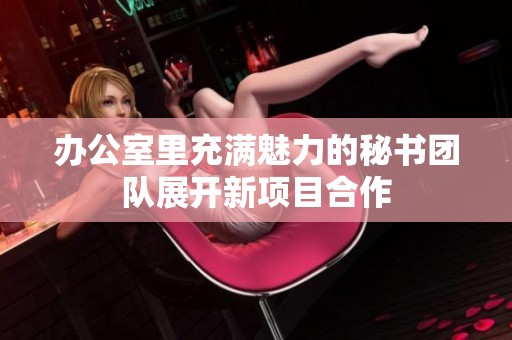 办公室里充满魅力的秘书团队展开新项目合作
