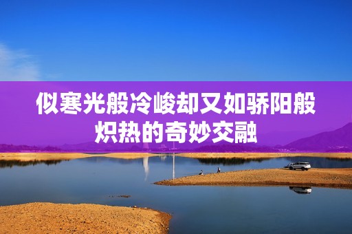 似寒光般冷峻却又如骄阳般炽热的奇妙交融