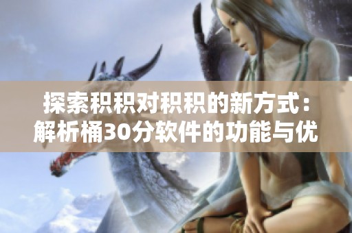 探索积积对积积的新方式：解析桶30分软件的功能与优势