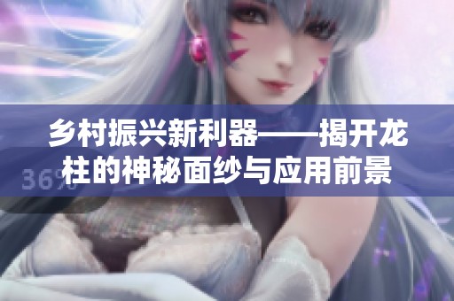 乡村振兴新利器——揭开龙柱的神秘面纱与应用前景