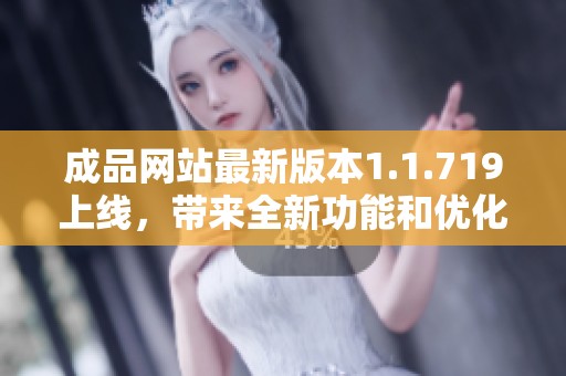 成品网站最新版本1.1.719上线，带来全新功能和优化体验