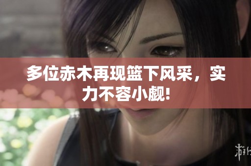多位赤木再现篮下风采，实力不容小觑!