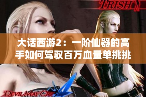 大话西游2：一阶仙器的高手如何驾驭百万血量单挑挑战