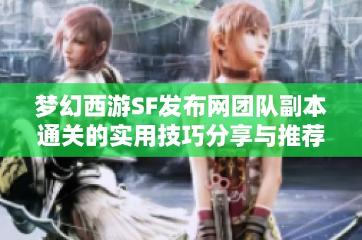 梦幻西游SF发布网团队副本通关的实用技巧分享与推荐