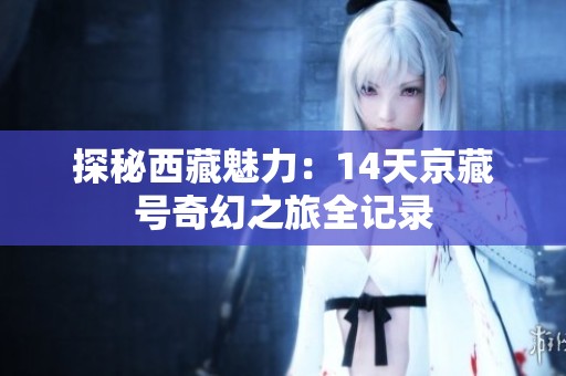 探秘西藏魅力：14天京藏号奇幻之旅全记录