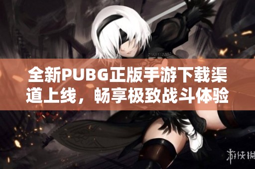 全新PUBG正版手游下载渠道上线，畅享极致战斗体验！