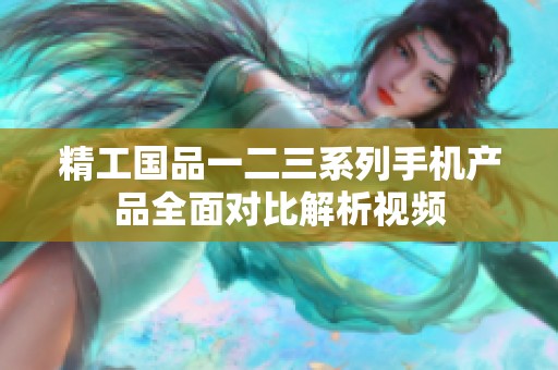 精工国品一二三系列手机产品全面对比解析视频