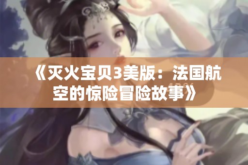 《灭火宝贝3美版：法国航空的惊险冒险故事》