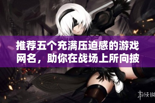 推荐五个充满压迫感的游戏网名，助你在战场上所向披靡