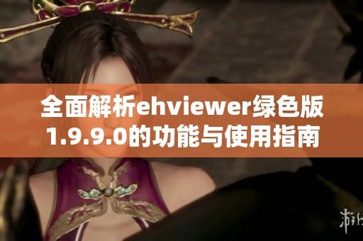全面解析ehviewer绿色版1.9.9.0的功能与使用指南