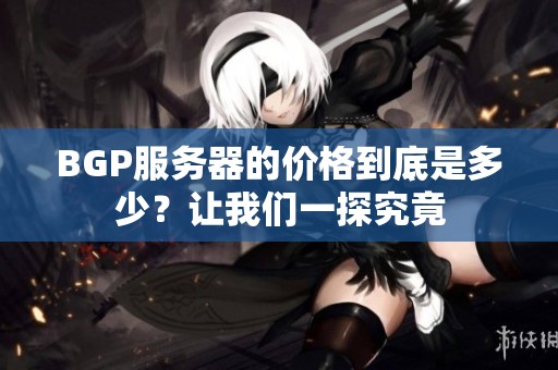BGP服务器的价格到底是多少？让我们一探究竟