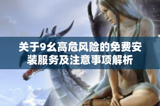 关于9幺高危风险的免费安装服务及注意事项解析