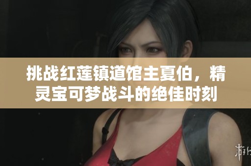 挑战红莲镇道馆主夏伯，精灵宝可梦战斗的绝佳时刻