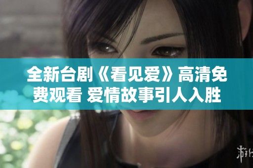全新台剧《看见爱》高清免费观看 爱情故事引人入胜