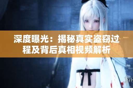 深度曝光：揭秘真实盗窃过程及背后真相视频解析