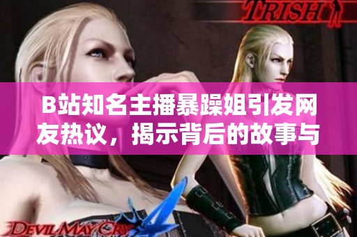 B站知名主播暴躁姐引发网友热议，揭示背后的故事与挑战