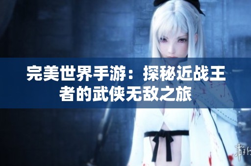 完美世界手游：探秘近战王者的武侠无敌之旅