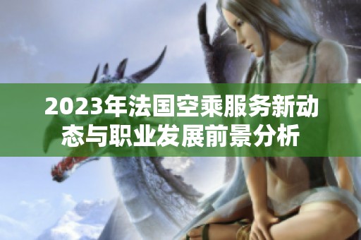 2023年法国空乘服务新动态与职业发展前景分析