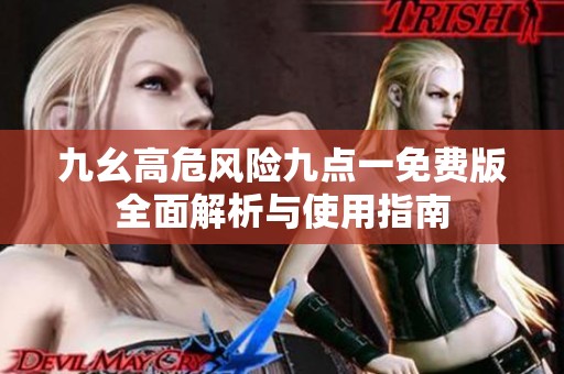九幺高危风险九点一免费版全面解析与使用指南
