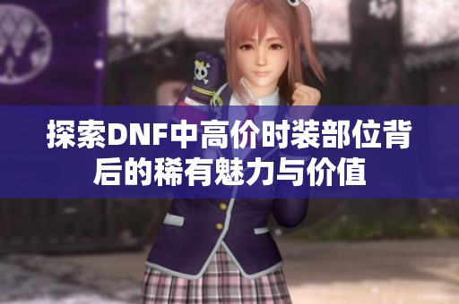 探索DNF中高价时装部位背后的稀有魅力与价值