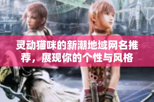灵动猫咪的新潮地域网名推荐，展现你的个性与风格