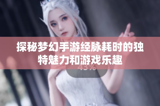 探秘梦幻手游经脉耗时的独特魅力和游戏乐趣