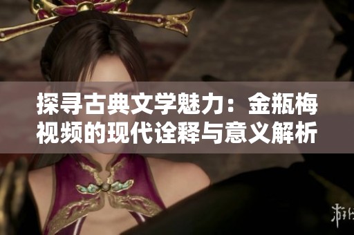 探寻古典文学魅力：金瓶梅视频的现代诠释与意义解析