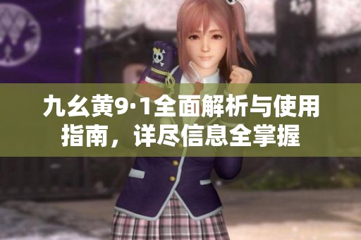 九幺黄9·1全面解析与使用指南，详尽信息全掌握