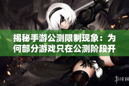 揭秘手游公测限制现象：为何部分游戏只在公测阶段开放试玩体验