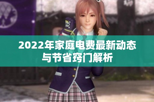 2022年家庭电费最新动态与节省窍门解析