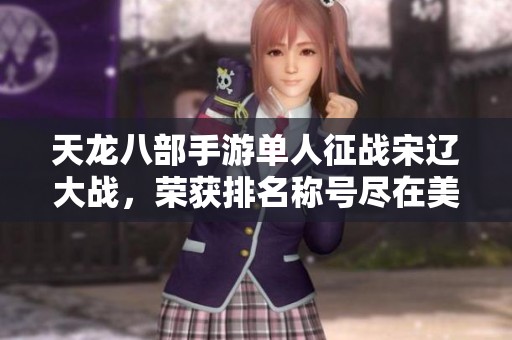 天龙八部手游单人征战宋辽大战，荣获排名称号尽在美屋游