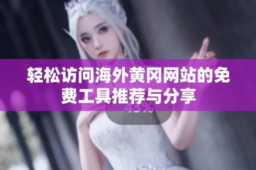 轻松访问海外黄冈网站的免费工具推荐与分享