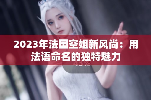2023年法国空姐新风尚：用法语命名的独特魅力