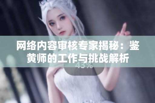 网络内容审核专家揭秘：鉴黄师的工作与挑战解析