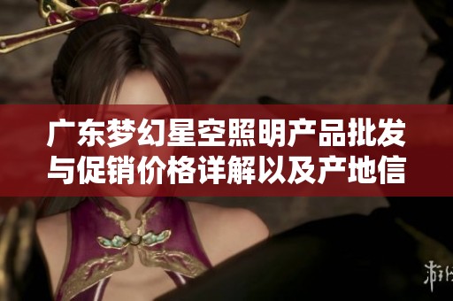 广东梦幻星空照明产品批发与促销价格详解以及产地信息