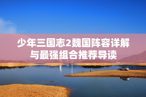 少年三国志2魏国阵容详解与最强组合推荐导读