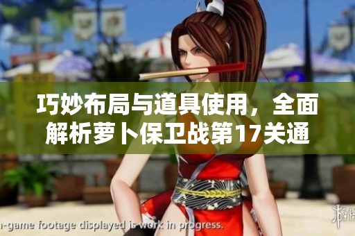 巧妙布局与道具使用，全面解析萝卜保卫战第17关通关策略