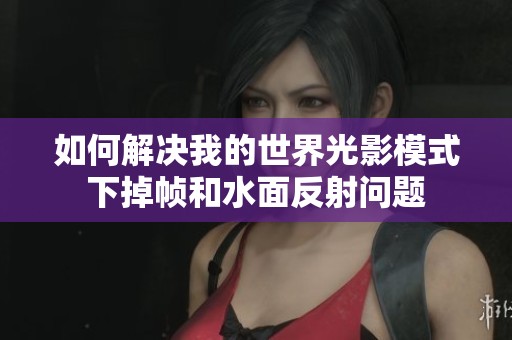 如何解决我的世界光影模式下掉帧和水面反射问题