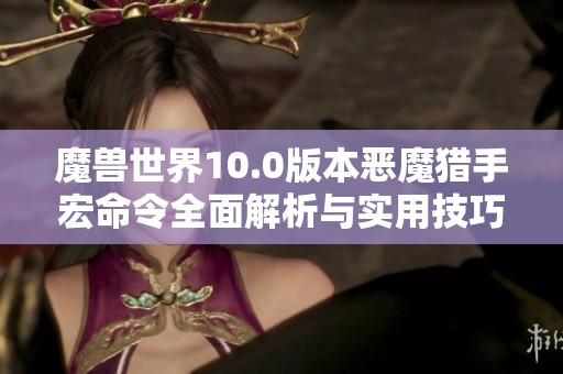 魔兽世界10.0版本恶魔猎手宏命令全面解析与实用技巧分享