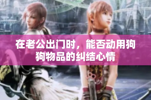 在老公出门时，能否动用狗狗物品的纠结心情