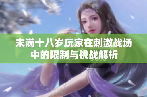 未满十八岁玩家在刺激战场中的限制与挑战解析