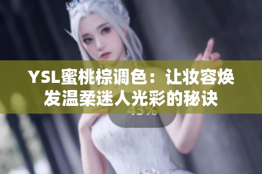 YSL蜜桃棕调色：让妆容焕发温柔迷人光彩的秘诀