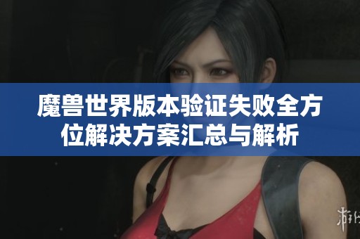 魔兽世界版本验证失败全方位解决方案汇总与解析