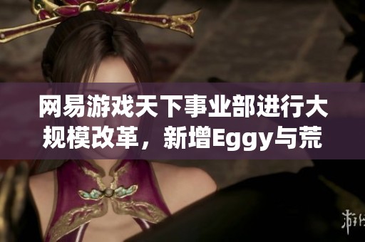 网易游戏天下事业部进行大规模改革，新增Eggy与荒野等部门成立